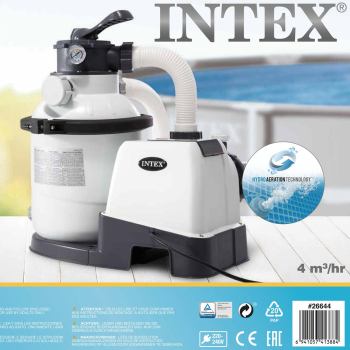 Intex Sandfilterpumpe Krystal Clear 4500 l/h Model SX1500